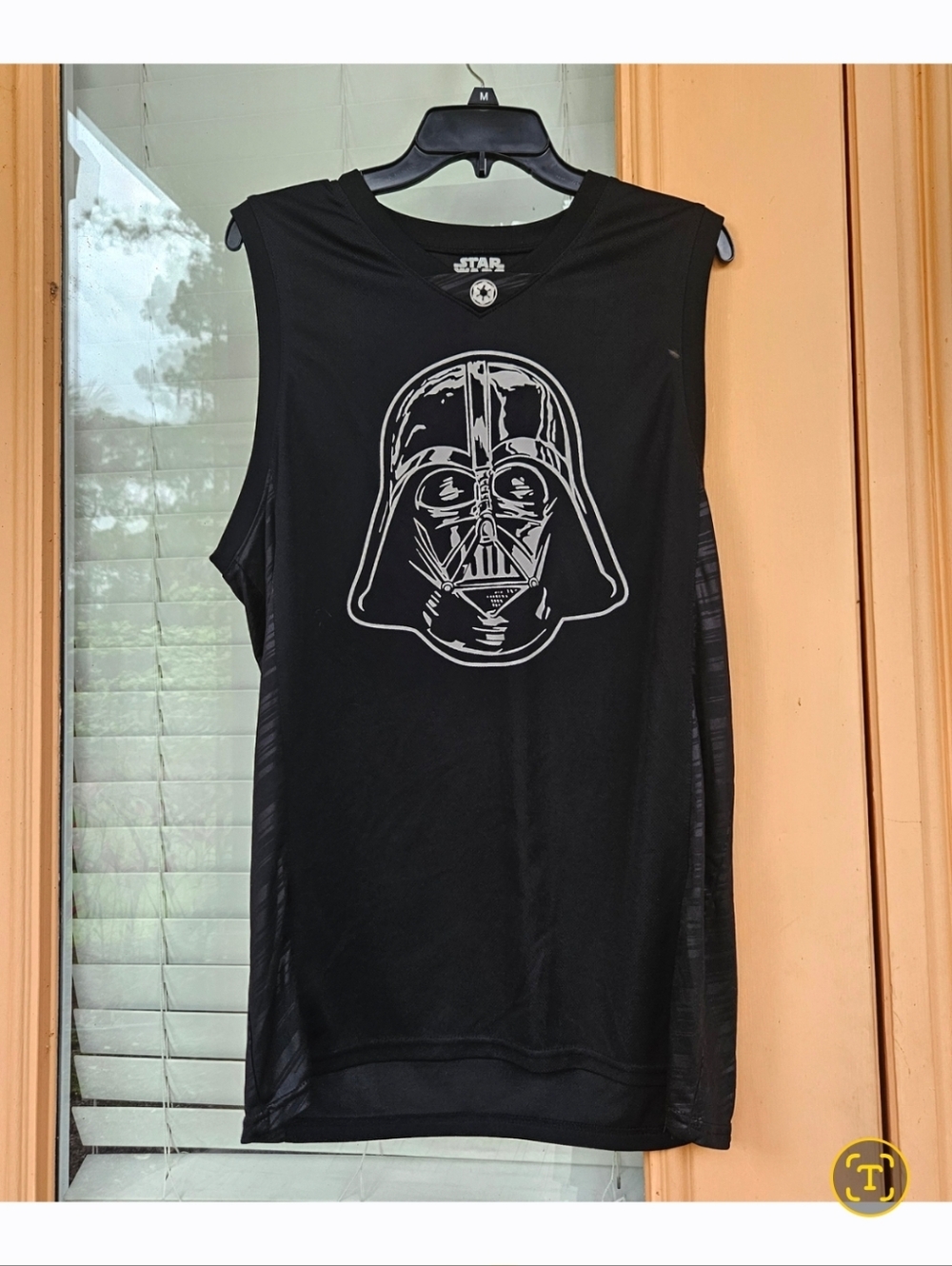 STAR WARS VADER JERSEY, #77, DARTH VADER JERSEY, Star Wars Darth Vader Jersey, - Picture 2 of 6